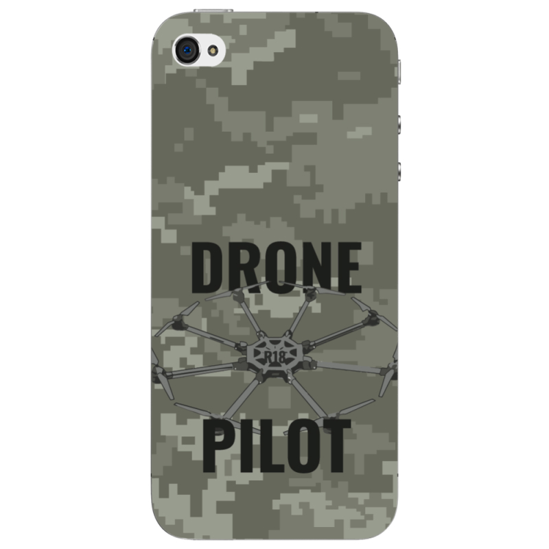 Чехол Uprint Apple iPhone 4 Drone Pilot