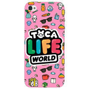 Чехол Uprint Apple iPhone 4 Toca Boca Life World
