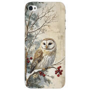 Чехол Uprint Apple iPhone 4 Christmas Owl