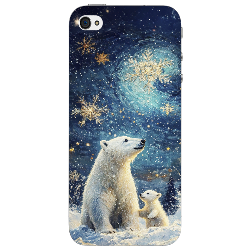 Чехол Uprint Apple iPhone 4 Північні ведмеді