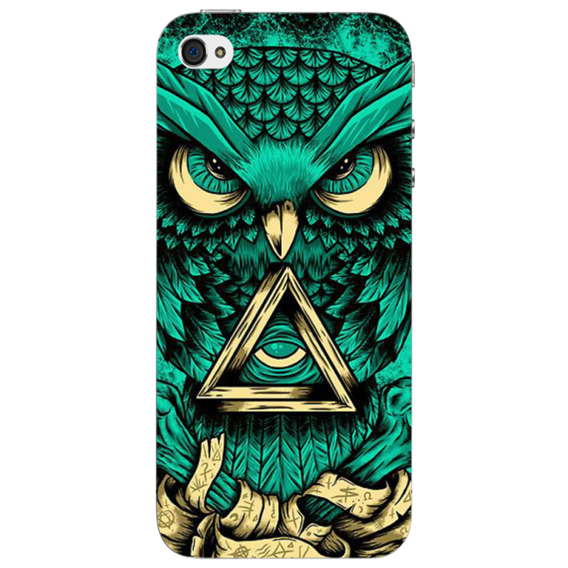 Чехол Uprint Apple iPhone 4 Masonic Owl