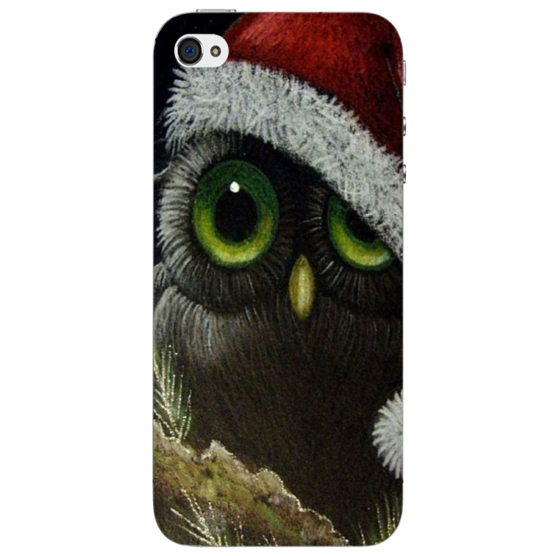 Чехол Uprint Apple iPhone 4 Christmas Owl