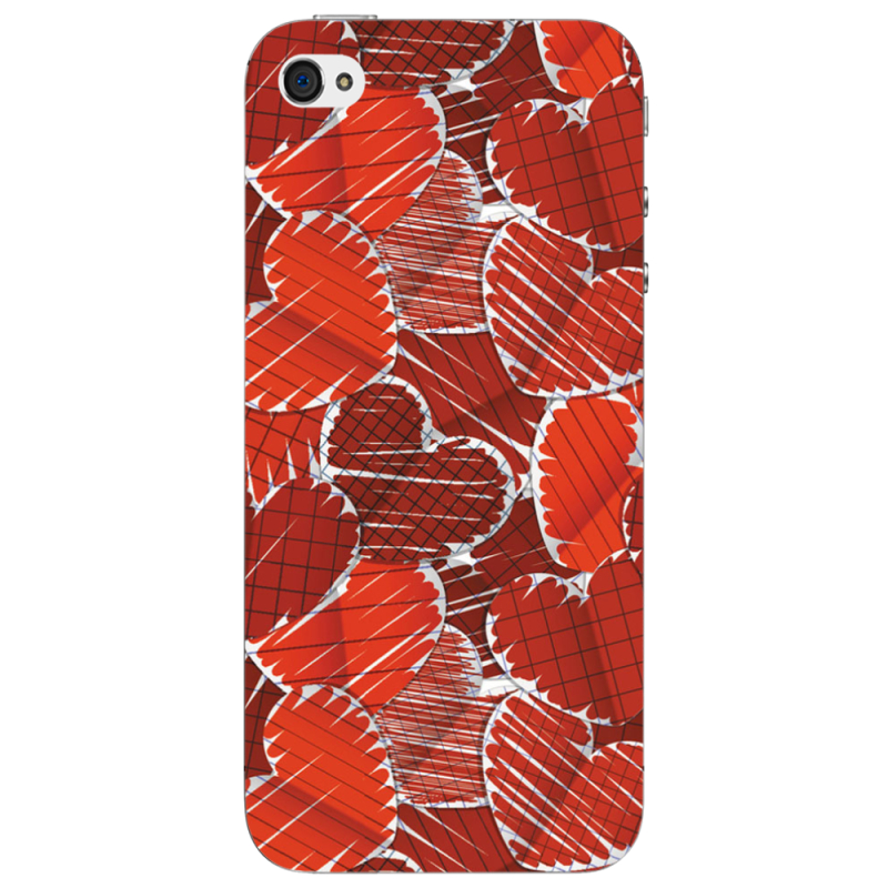 Чехол Uprint Apple iPhone 4 Heart Strings