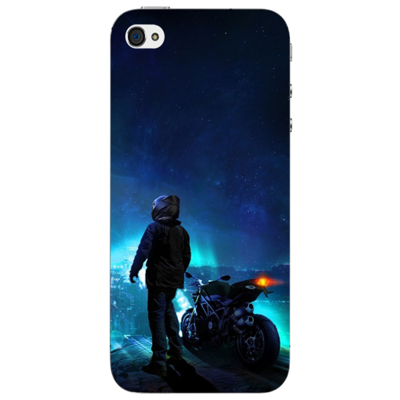 Чехол Uprint Apple iPhone 4 Motorcyclist