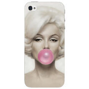 Чехол Uprint Apple iPhone 4 Marilyn Monroe Bubble Gum