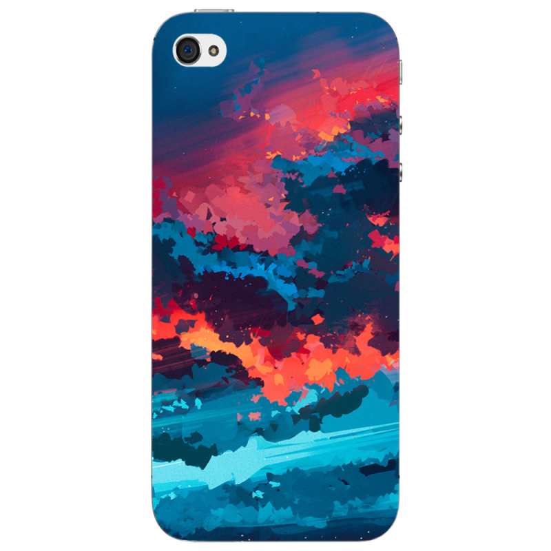 Чехол Uprint Apple iPhone 4 Thunderclouds