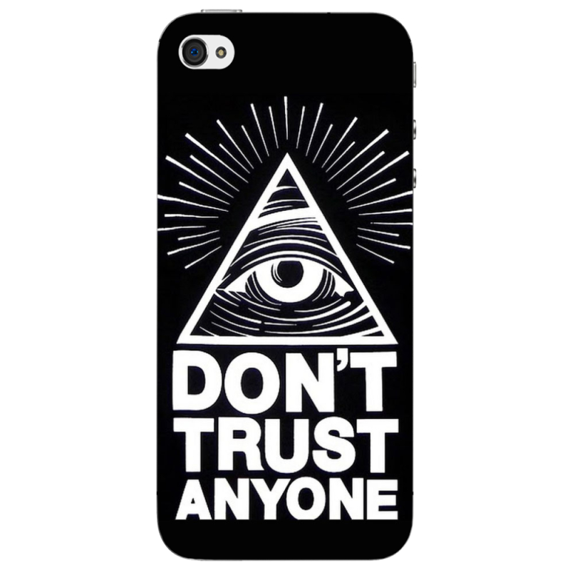 Чехол Uprint Apple iPhone 4 Dont Trust Anyone