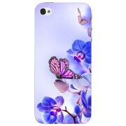Чехол Uprint Apple iPhone 4 Orchids and Butterflies
