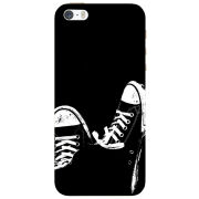 Чехол Uprint Apple iPhone 5 Black Sneakers