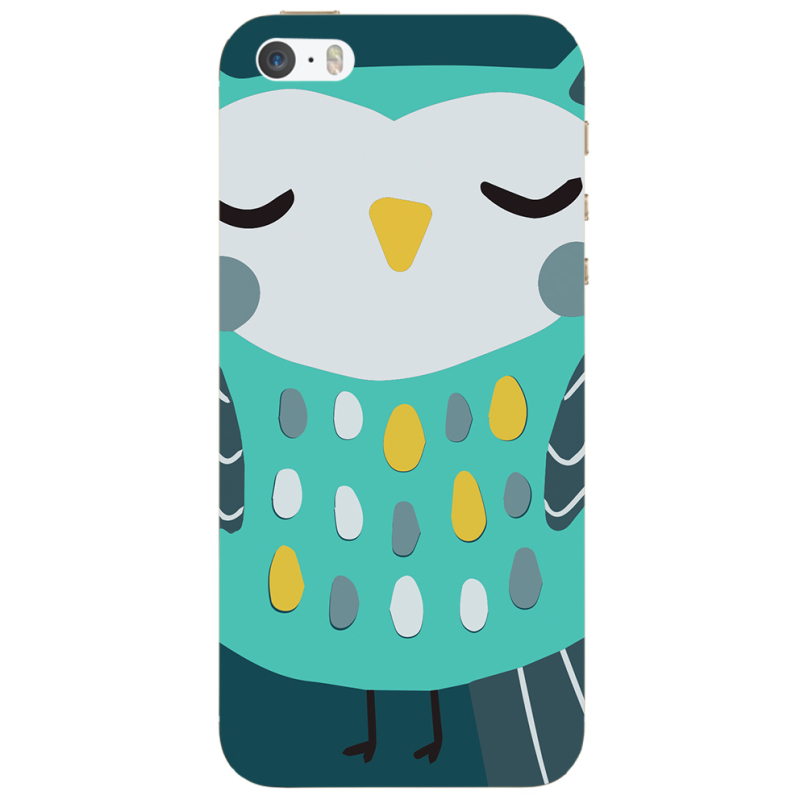 Чехол Uprint Apple iPhone 5 Green Owl