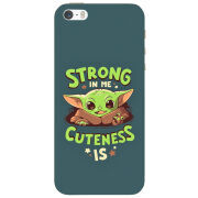 Чехол Uprint Apple iPhone 5 Strong in me Cuteness is