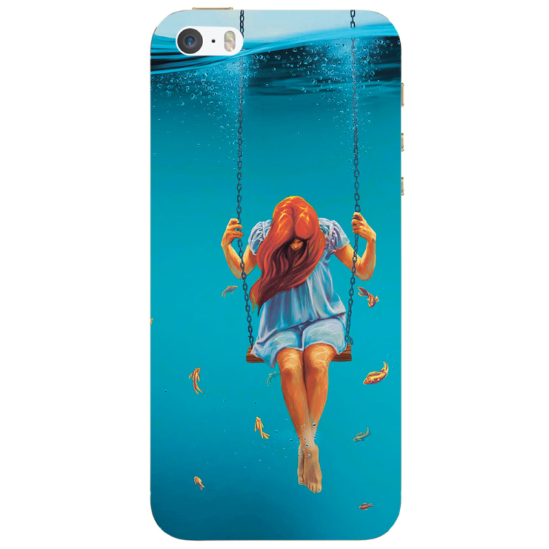 Чехол Uprint Apple iPhone 5 Girl In The Sea