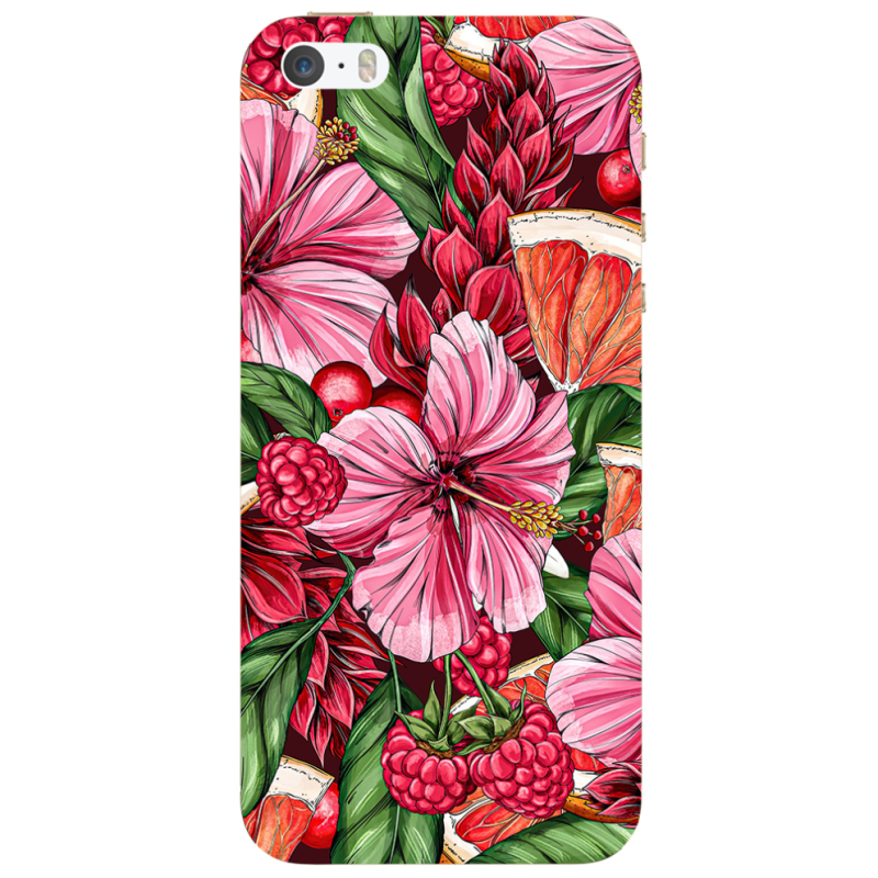 Чехол Uprint Apple iPhone 5 Tropical Flowers
