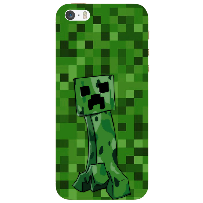 Чехол Uprint Apple iPhone 5 Minecraft Creeper