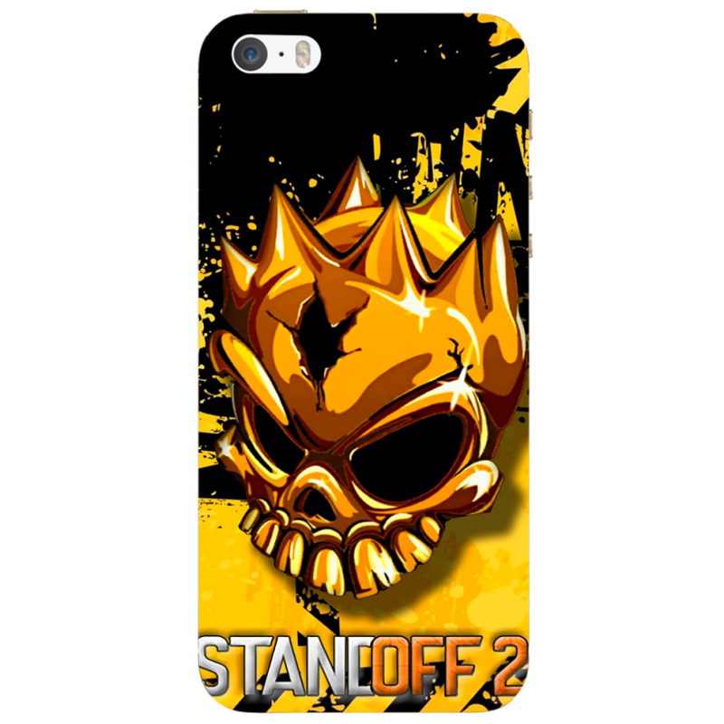 Чехол Uprint Apple iPhone 5 StandOff 2 gold