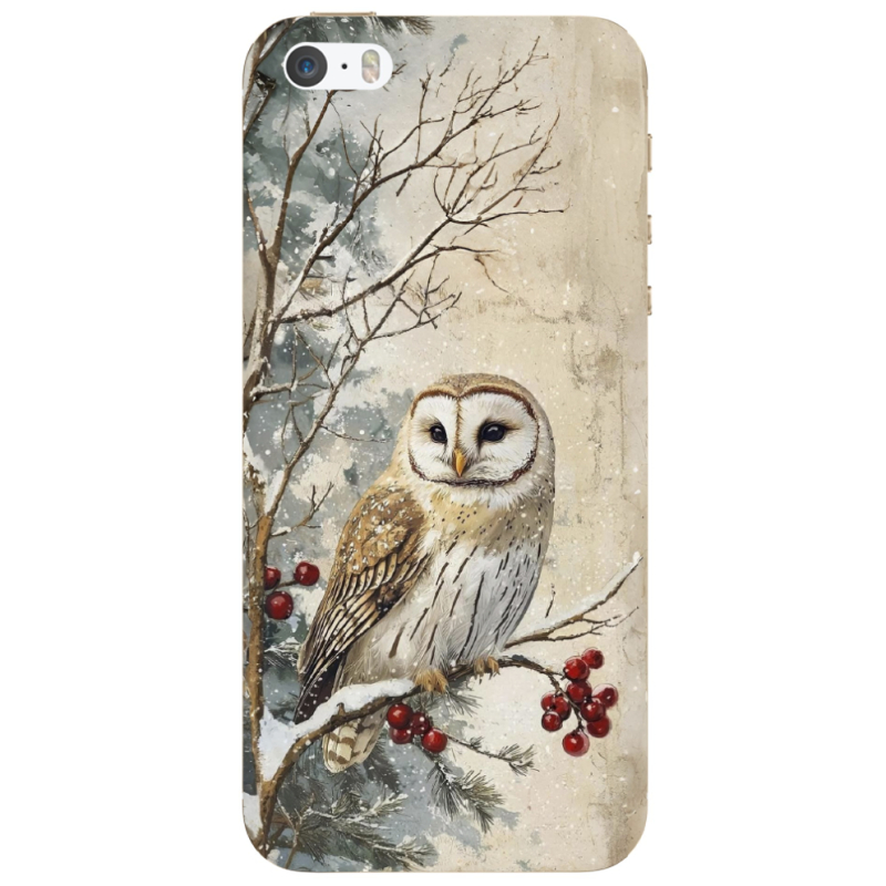 Чехол Uprint Apple iPhone 5 Christmas Owl