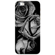 Чехол Uprint Apple iPhone 5 Black and White Roses
