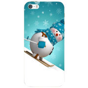 Чехол Uprint Apple iPhone 5 Skier Snowman