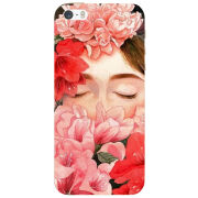 Чехол Uprint Apple iPhone 5 Girl in Flowers