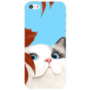 Чехол Uprint Apple iPhone 5 Wondering Cat