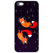 Чехол Uprint Apple iPhone 5 Fox-Astronauts