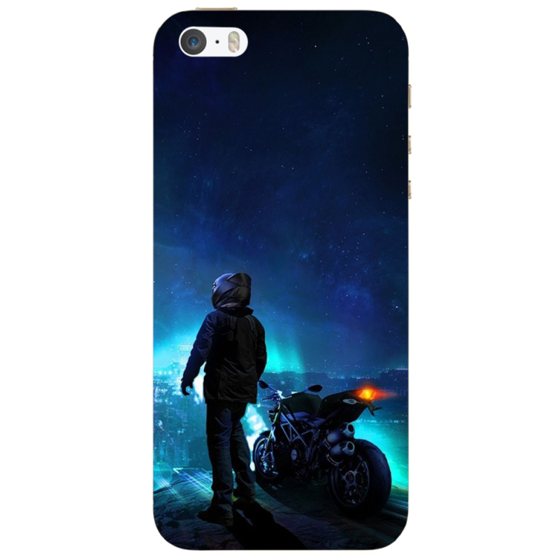 Чехол Uprint Apple iPhone 5 Motorcyclist