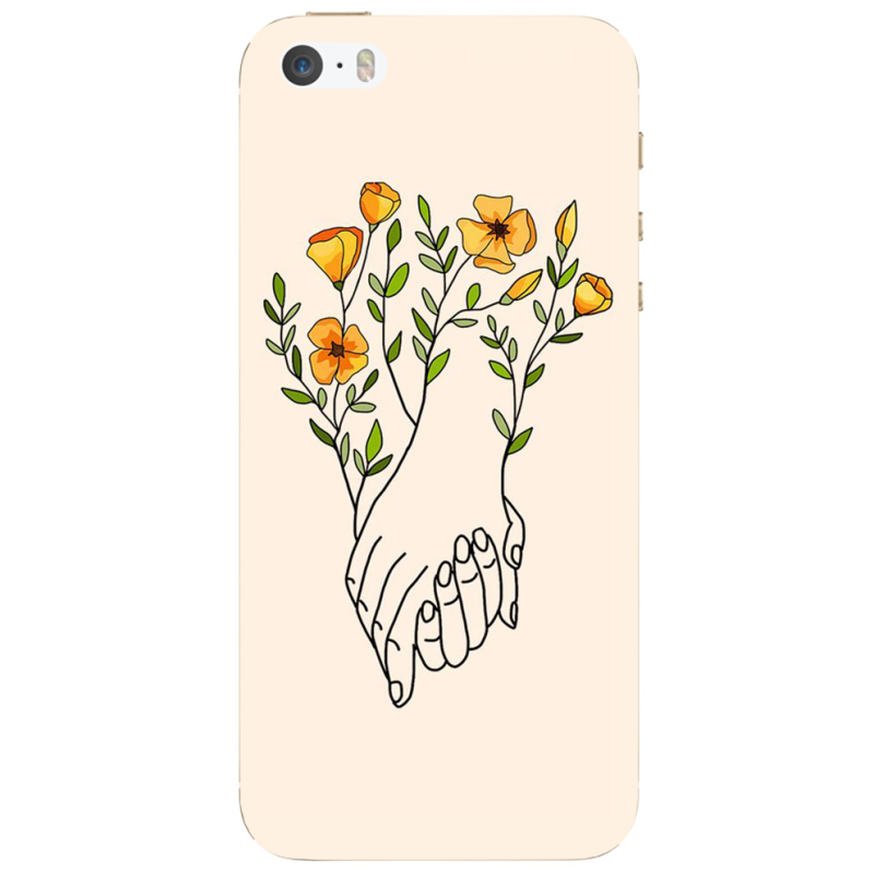 Чехол Uprint Apple iPhone 5 Flower Hands