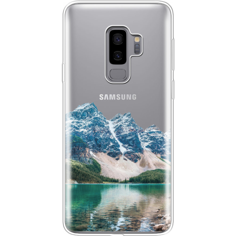 Прозрачный чехол Uprint Samsung G965 Galaxy S9 Plus Blue Mountain