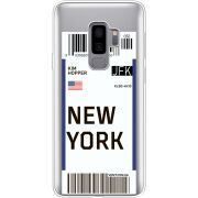 Прозрачный чехол Uprint Samsung G965 Galaxy S9 Plus Ticket New York