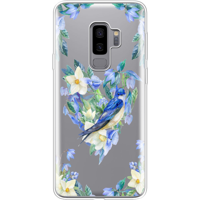 Прозрачный чехол Uprint Samsung G965 Galaxy S9 Plus Spring Bird