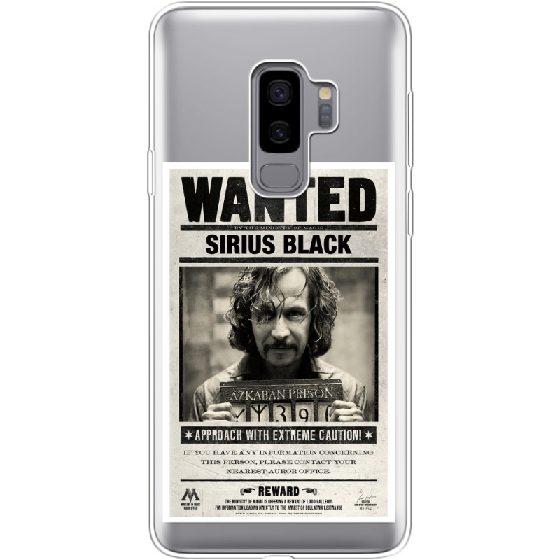 Прозрачный чехол Uprint Samsung G965 Galaxy S9 Plus Sirius Black