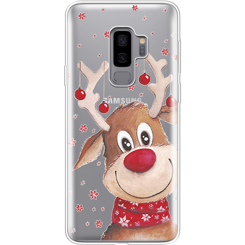 Прозрачный чехол Uprint Samsung G965 Galaxy S9 Plus Winter Deer