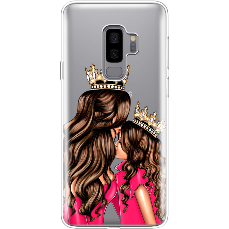 Прозрачный чехол Uprint Samsung G965 Galaxy S9 Plus Queen and Princess