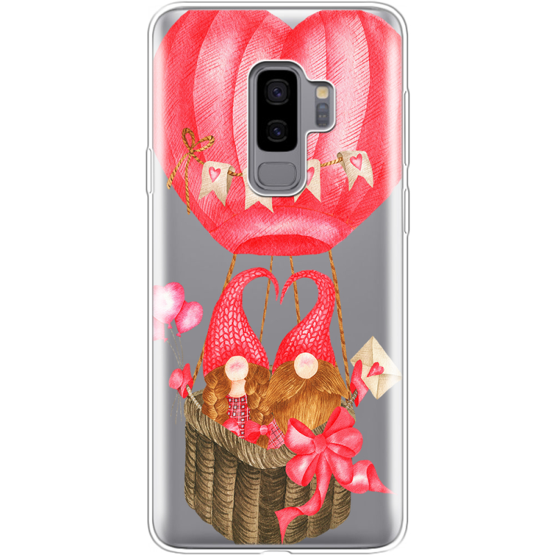 Прозрачный чехол Uprint Samsung G965 Galaxy S9 Plus Valentine Dwarfs