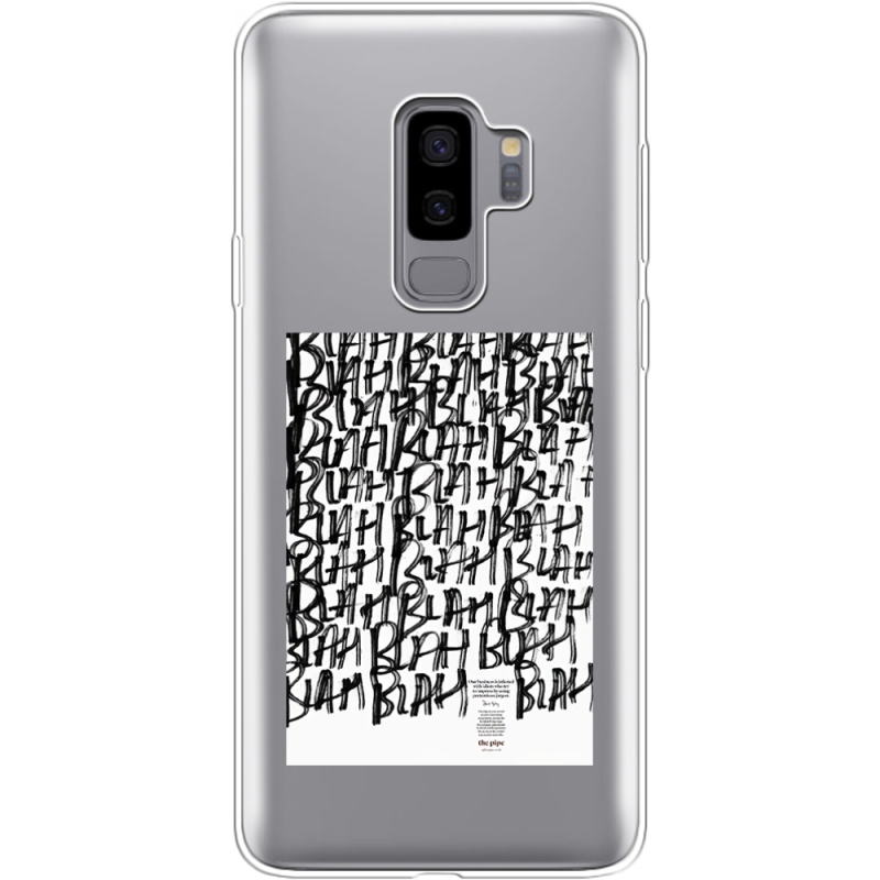 Прозрачный чехол Uprint Samsung G965 Galaxy S9 Plus Blah Blah