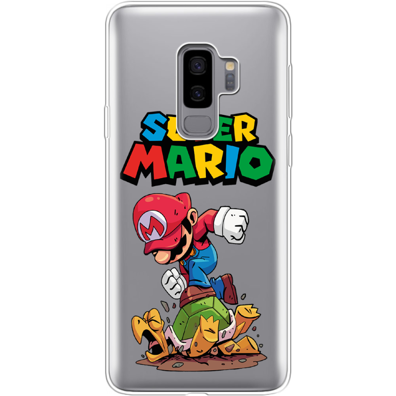 Прозрачный чехол Uprint Samsung G965 Galaxy S9 Plus Super Mario