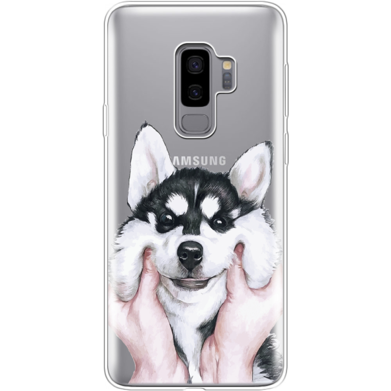 Прозрачный чехол Uprint Samsung G965 Galaxy S9 Plus Husky