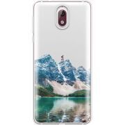 Прозрачный чехол Uprint Nokia 3.1 Blue Mountain