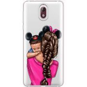 Прозрачный чехол Uprint Nokia 3.1 Mouse Mommy