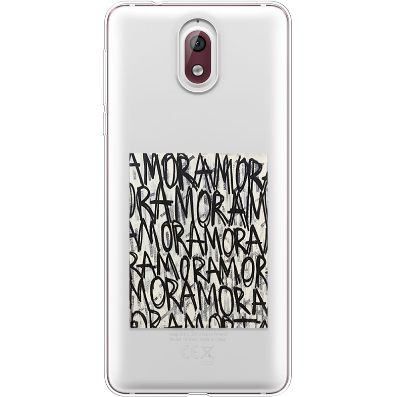 Прозрачный чехол Uprint Nokia 3.1 Amor Amor