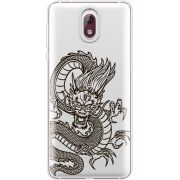 Прозрачный чехол Uprint Nokia 3.1 Chinese Dragon