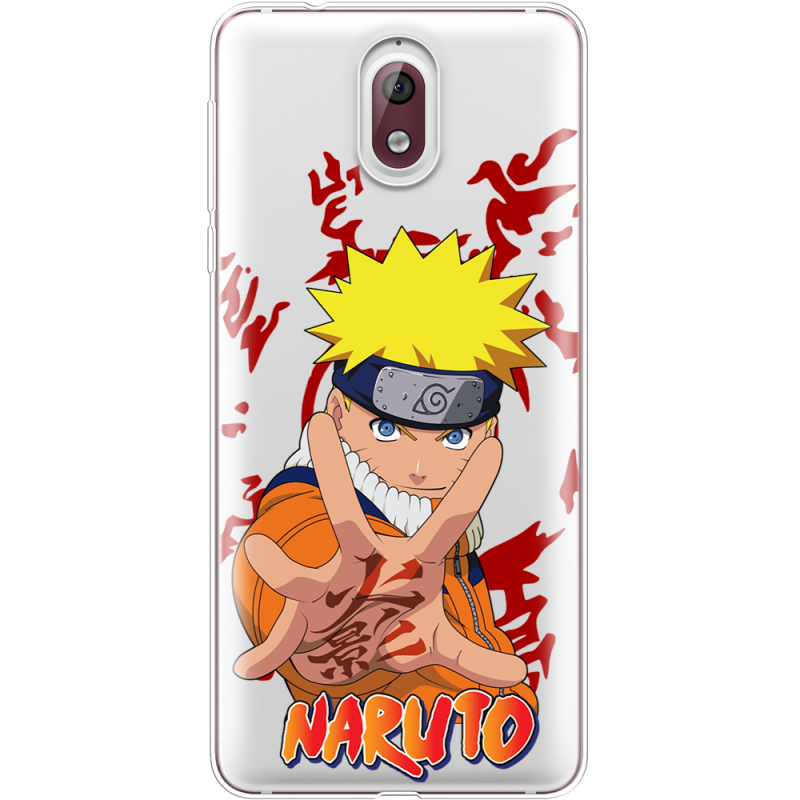 Прозрачный чехол Uprint Nokia 3.1 Naruto