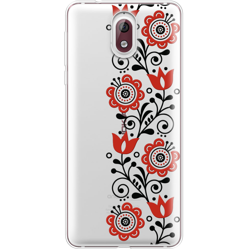 Прозрачный чехол Uprint Nokia 3.1 Ethno Ornament