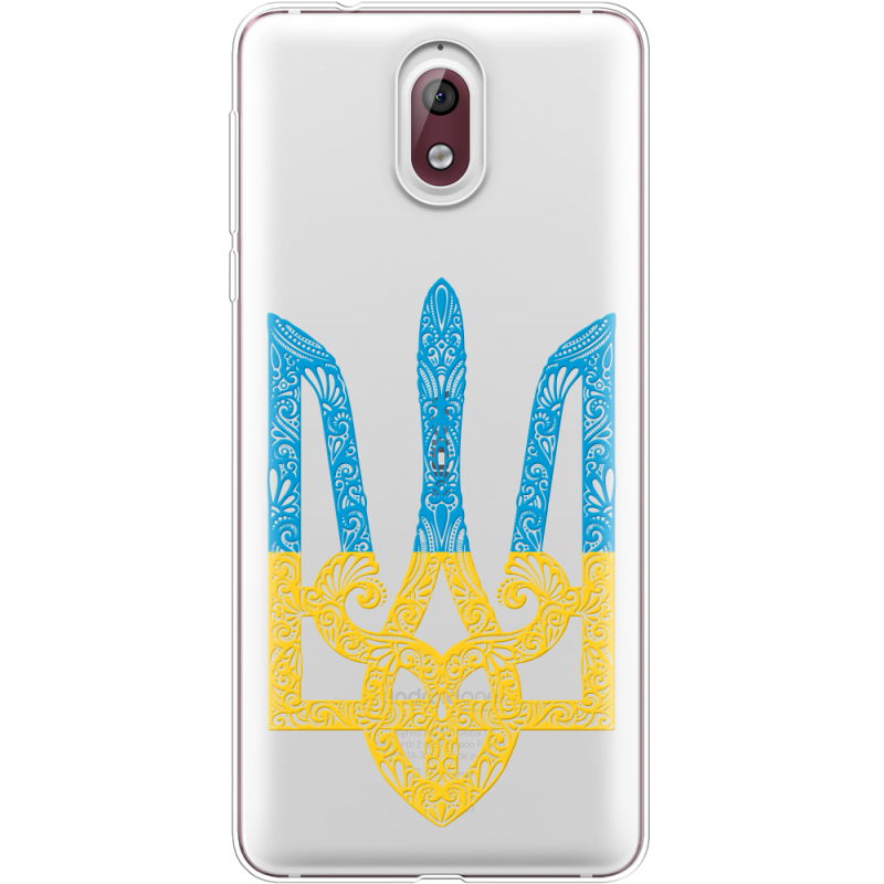 Прозрачный чехол Uprint Nokia 3.1 Gold Trident