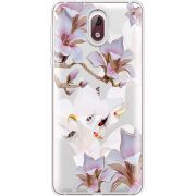 Прозрачный чехол Uprint Nokia 3.1 Chinese Magnolia