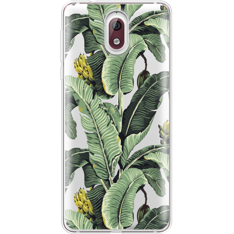 Прозрачный чехол Uprint Nokia 3.1 Banana Leaves