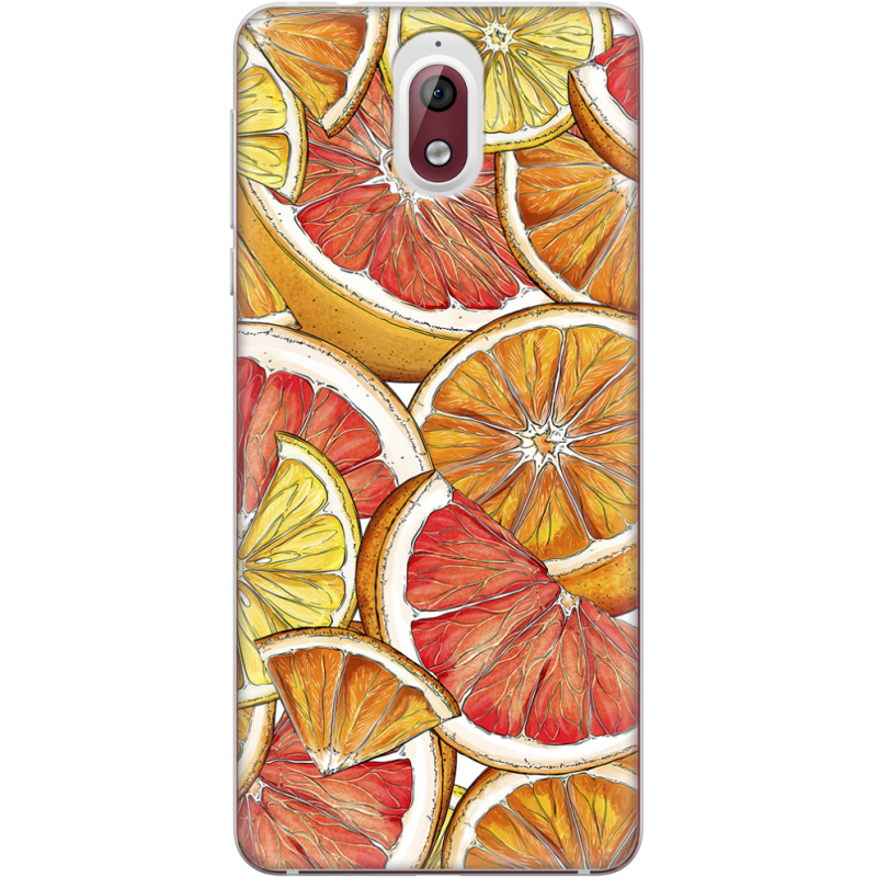 Чехол Uprint Nokia 3.1 Citrus Pattern