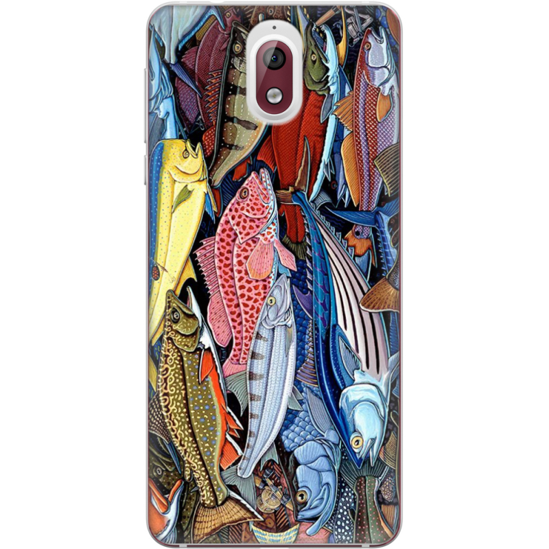 Чехол Uprint Nokia 3.1 Sea Fish