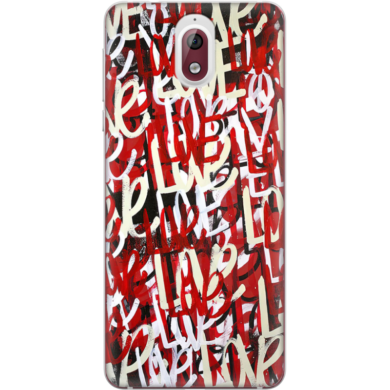 Чехол Uprint Nokia 3.1 Love Graffiti