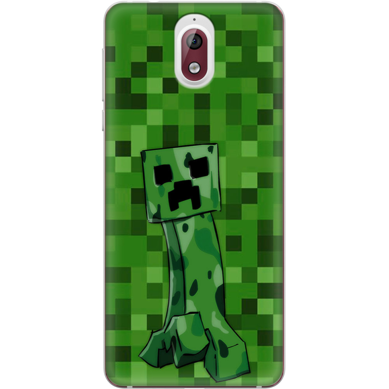 Чехол Uprint Nokia 3.1 Minecraft Creeper